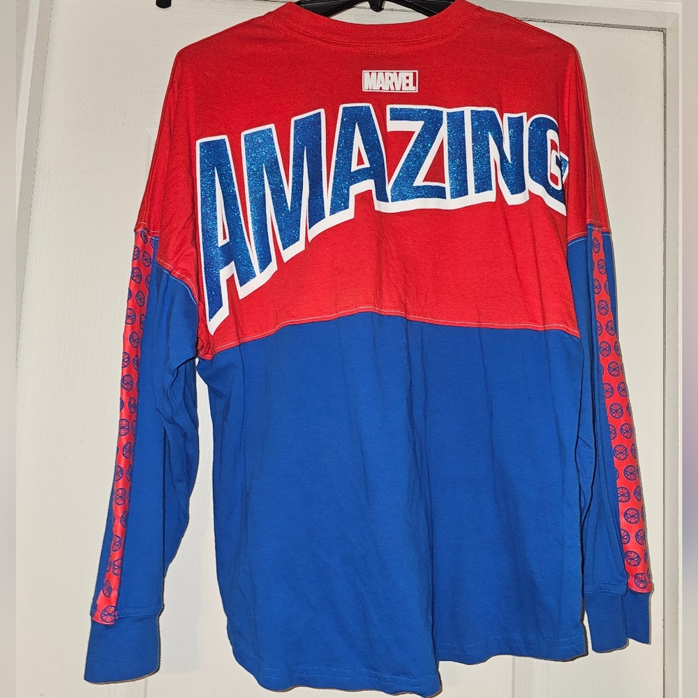 Marvel Amazing Red and Blue Long Sleeve Shirt